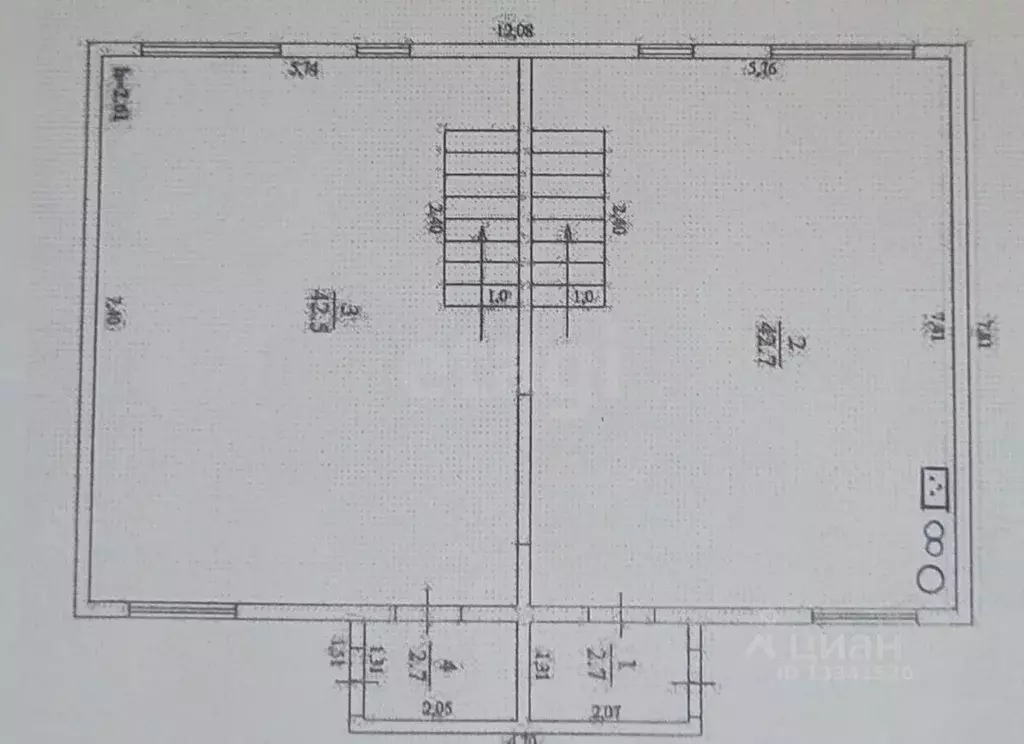 Дом в Ульяновская область, Старомайнский муниципальный округ, с. ... - Фото 1