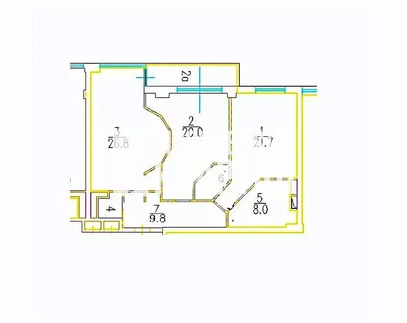 2-к кв. Москва просп. Маршала Жукова, 43К3 (91.0 м) - Фото 1
