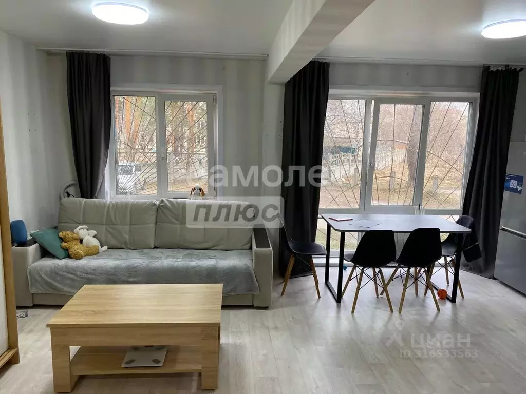 Студия Иркутская область, Ангарск 6-й мкр, 9 (30.5 м) - Фото 0