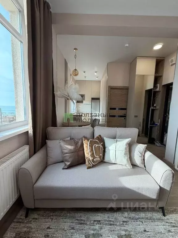 Студия Крым, Евпатория ул. Симферопольская, 2Ф/2 (28.9 м) - Фото 1