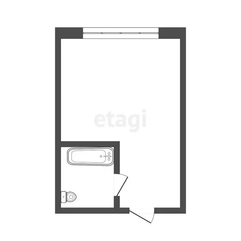 1к в -комнатной квартире (12 м) - Фото 1