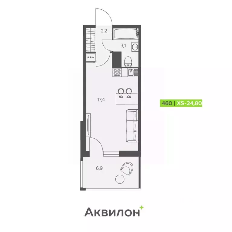 Студия Ленинградская область, Кудрово г. Всеволожский район, Заневское ... - Фото 0