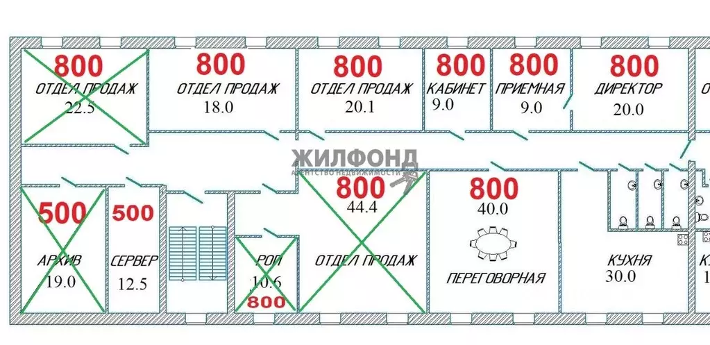 Офис в Новосибирская область, Новосибирск Бердское ш., 61 (20 м) - Фото 1