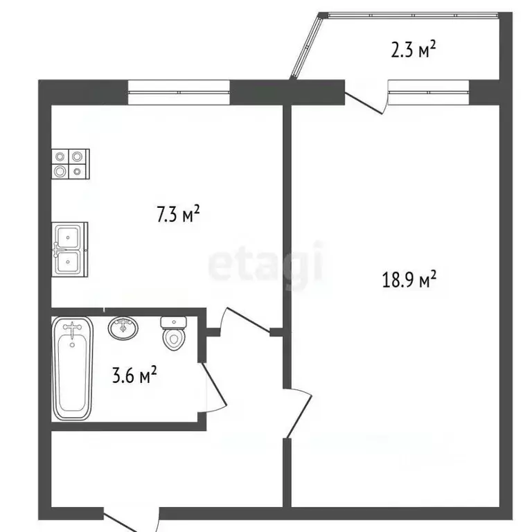 1-к кв. Москва ул. Газопровод, 15 (37.7 м) - Фото 2