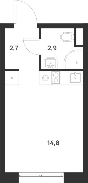 Квартира-студия: Москва, НАО, район Коммунарка, улица Разведчика Дейча ... - Фото 1