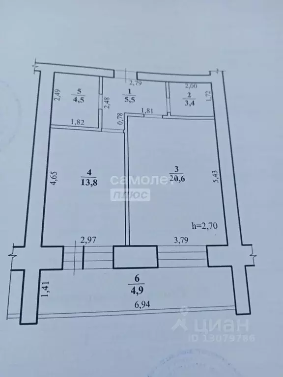 1-к кв. Забайкальский край, Чита 3-я Забайкальская ул., 2 (52.7 м) - Фото 2
