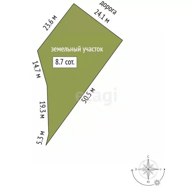 Участок в Крым, Симферопольский район, с. Доброе ул. Юрия Османова, 2 ... - Фото 1