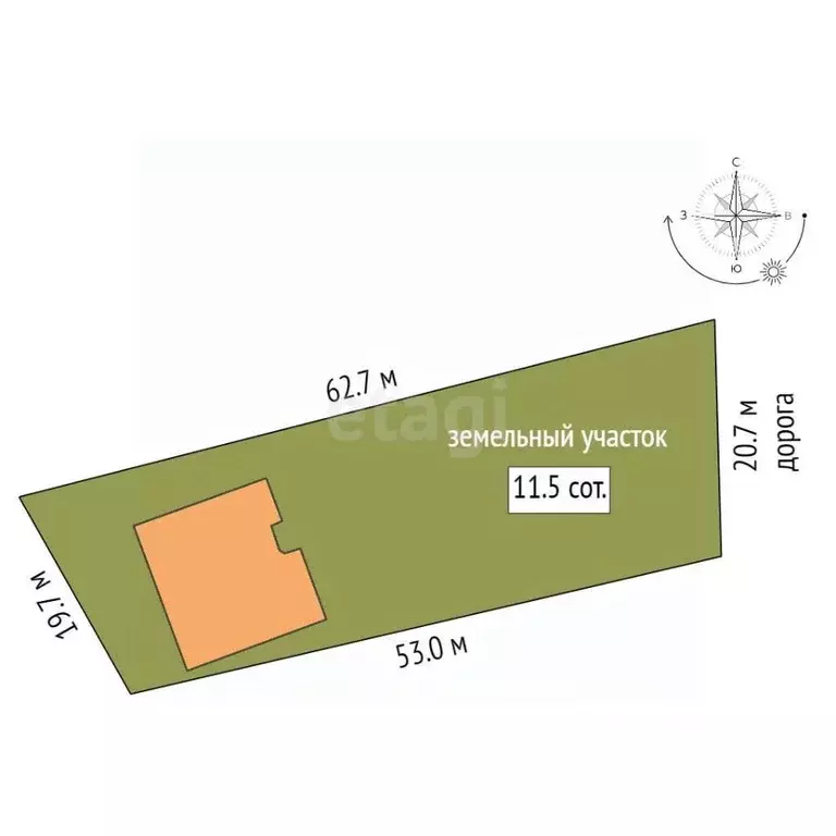 Дом в Саха (Якутия), Якутск ул. Лонгинова, 55/4 (349 м) - Фото 1