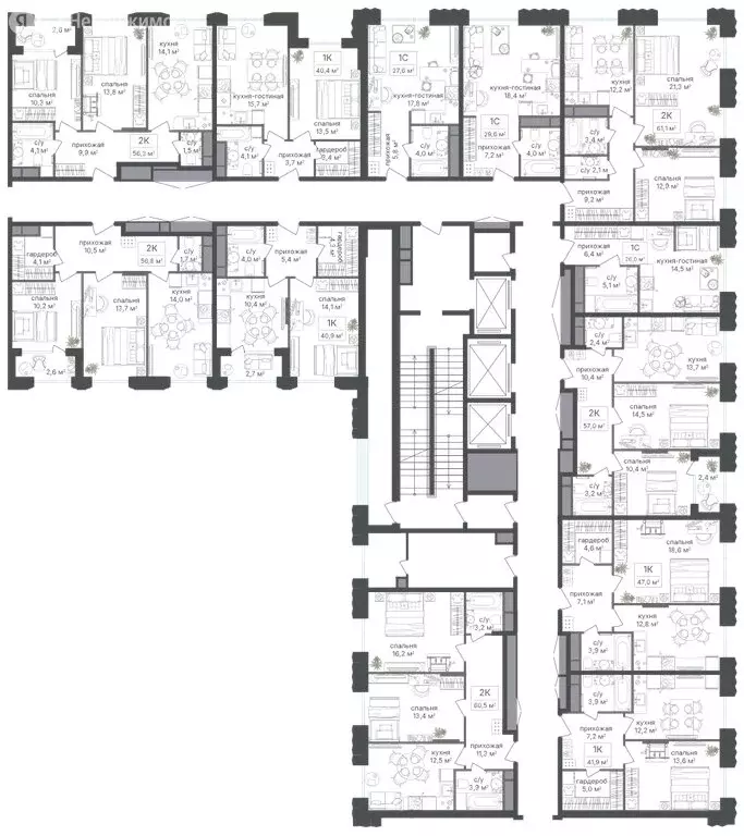 Офис (41.9 м) - Фото 2