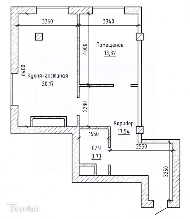 1-к кв. Кабардино-Балкария, Нальчик ул. Атажукина, 153 (54.56 м) - Фото 1