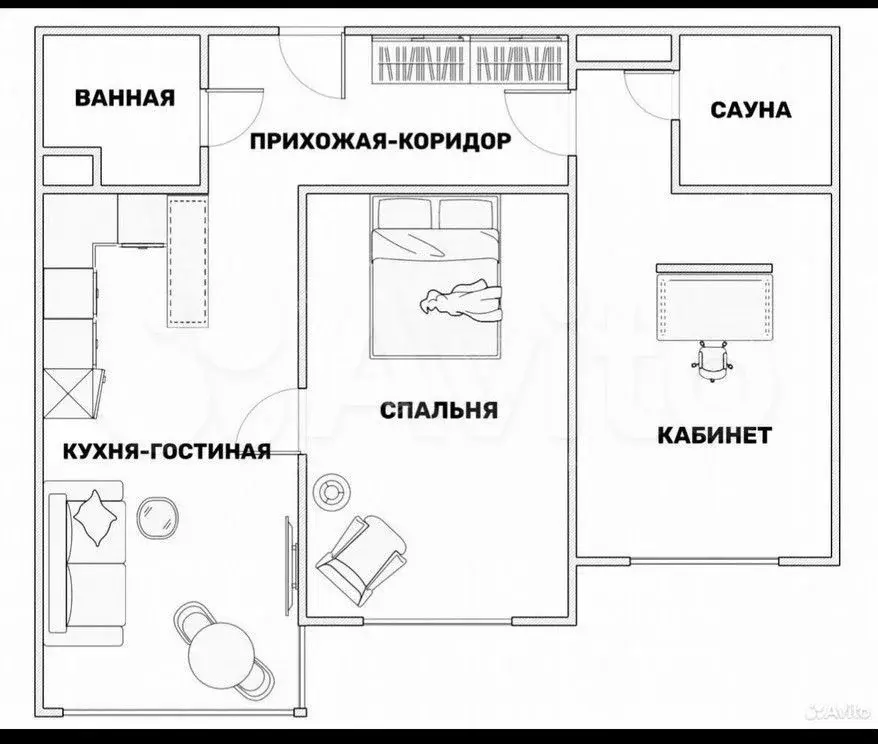 2-к. квартира, 61,5 м, 14/14 эт. - Фото 0