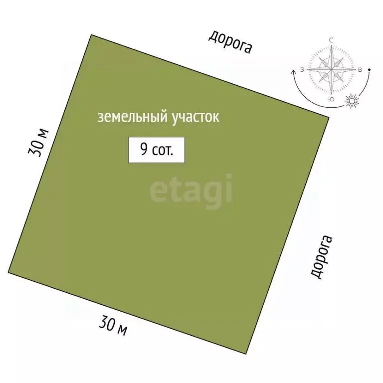 Участок в Мордовия, Рузаевка ул. Корнилаева (9.0 сот.) - Фото 2