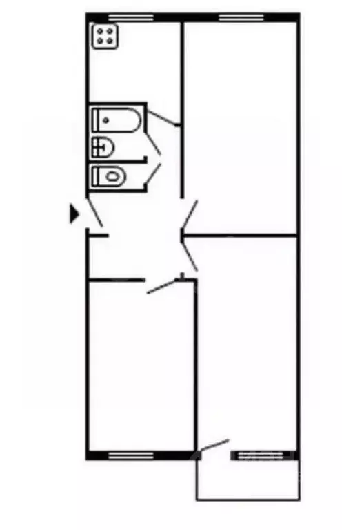 3-к кв. Липецкая область, Липецк Опытная ул., 2 (61.0 м) - Фото 1