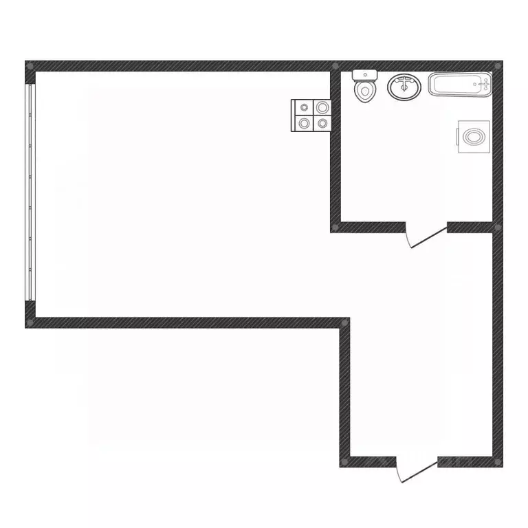 Студия Липецкая область, Липецк ул. И.В. Свиридова, 14 (30.1 м) - Фото 2