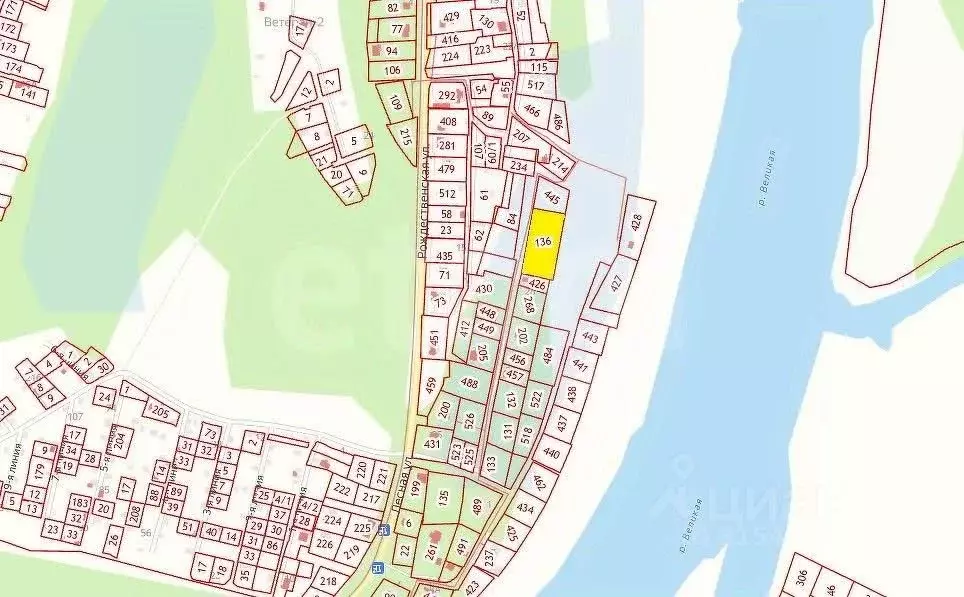 Участок в Псковская область, Псковский район, Тямшанская волость, д. ... - Фото 1