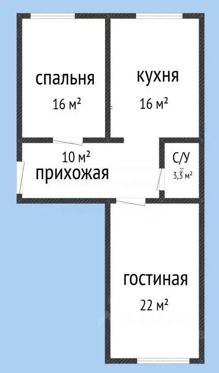2-к кв. Дагестан, Махачкала ул. Перова, 14 (68.0 м) - Фото 1