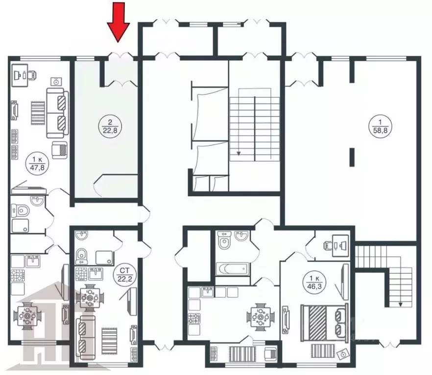 Торговая площадь в Тверская область, Тверь ул. Левитана, 58к5 (23 м) - Фото 2