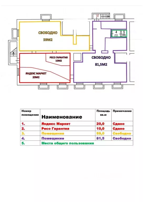 Помещение свободного назначения в Москва Первомайская ул., 69 (82 м) - Фото 2