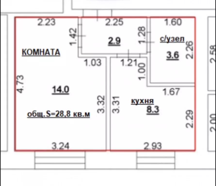 1-к кв. Нижегородская область, Кстово ул. Герцена, 6к3 (28.8 м) - Фото 1