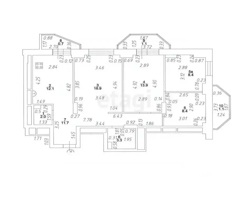 4-к кв. Татарстан, Казань ул. Баки Урманче, 11к1 (76.7 м) - Фото 0