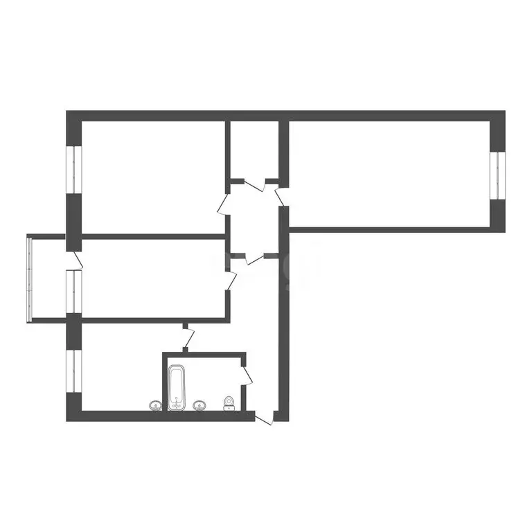 3-комнатная квартира: Бийск, Советская улица, 68 (56.7 м) - Фото 1