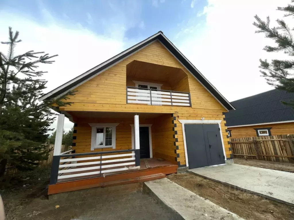 Дом в Иркутская область, Иркутский муниципальный округ, д. Куда  (140 ... - Фото 0