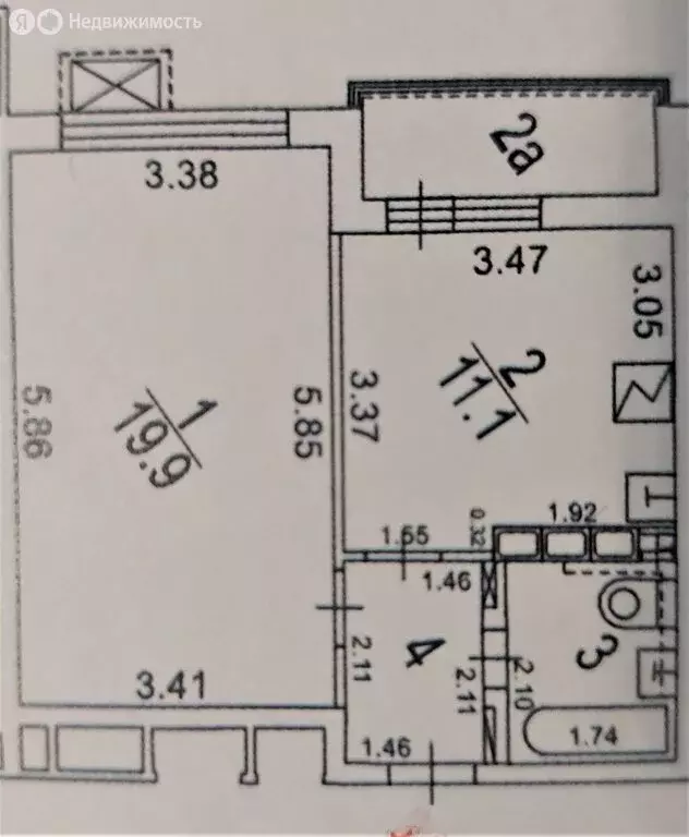 1-комнатная квартира: Москва, Осташковская улица, 9к2 (38.1 м) - Фото 0