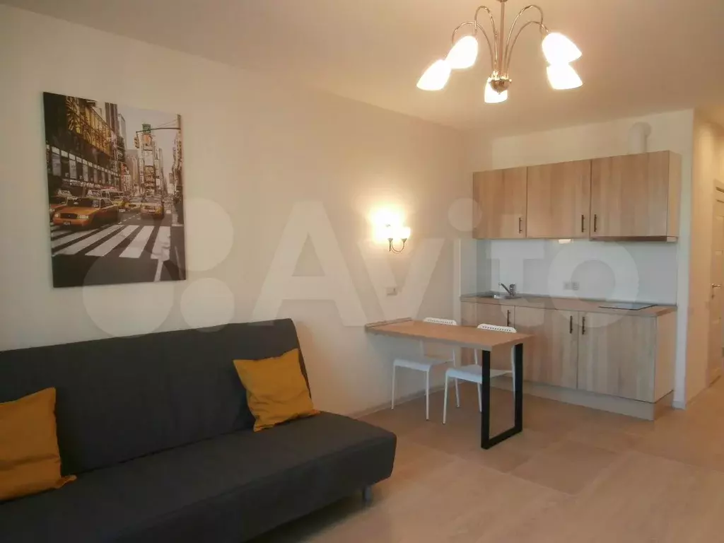 Квартира-студия, 34 м, 10/25 эт. - Фото 1