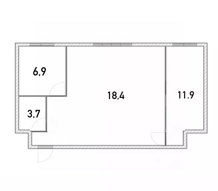 2-к кв. Башкортостан, Уфа ул. Мингажева, 123 (40.9 м) - Фото 2