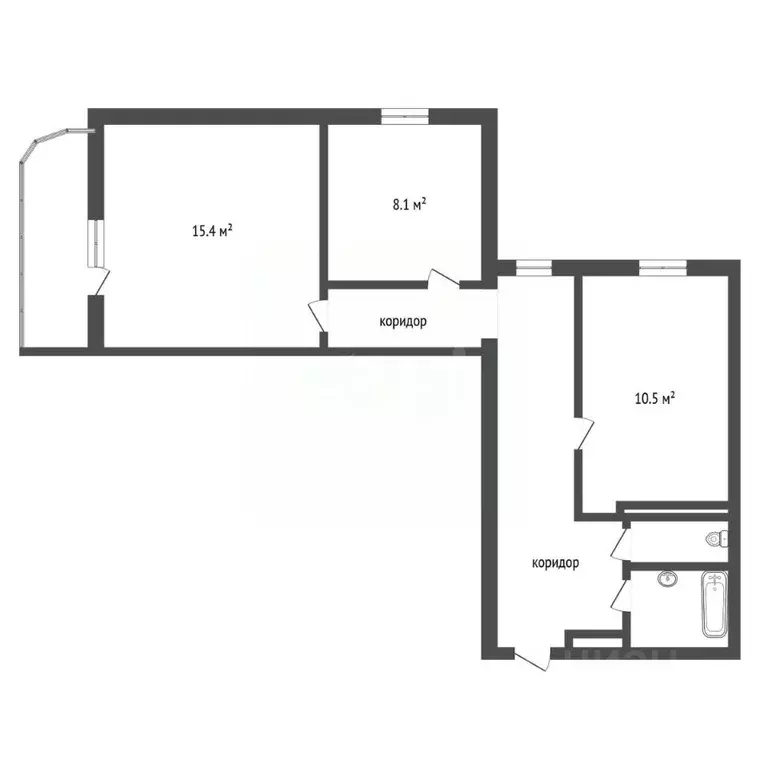 2-к кв. Воронежская область, Воронеж ул. 45-й Стрелковой Дивизии, 265А ... - Фото 2