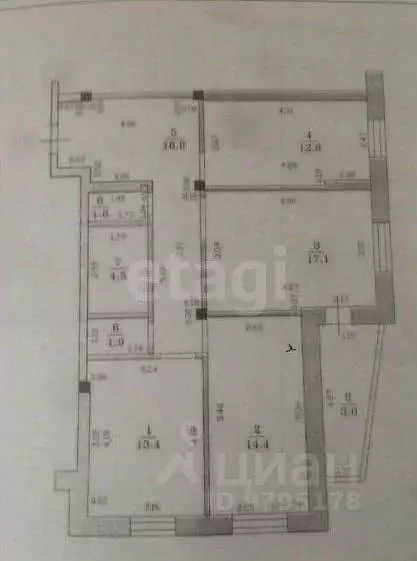 3-к кв. Татарстан, Казань Горсоветская ул., 29 (82.5 м) - Фото 2