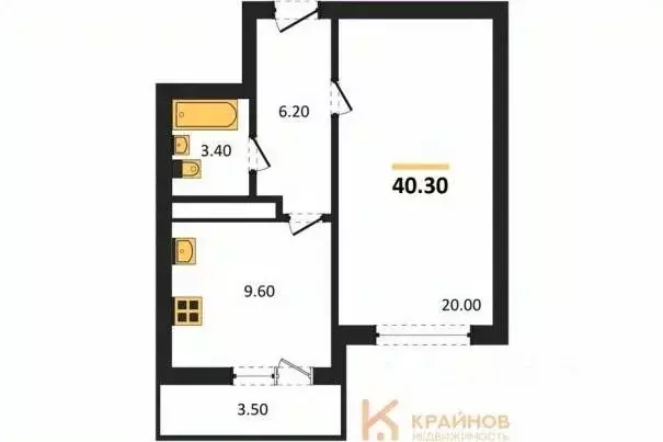 1-к кв. Воронежская область, Воронеж Московский просп., 179/14 (40.3 ... - Фото 0