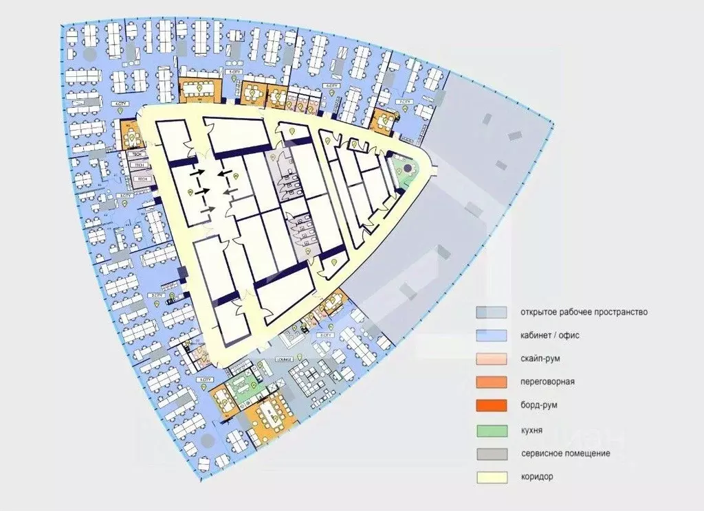 Помещение свободного назначения в Москва наб. Пресненская, 12 (343 м) - Фото 2
