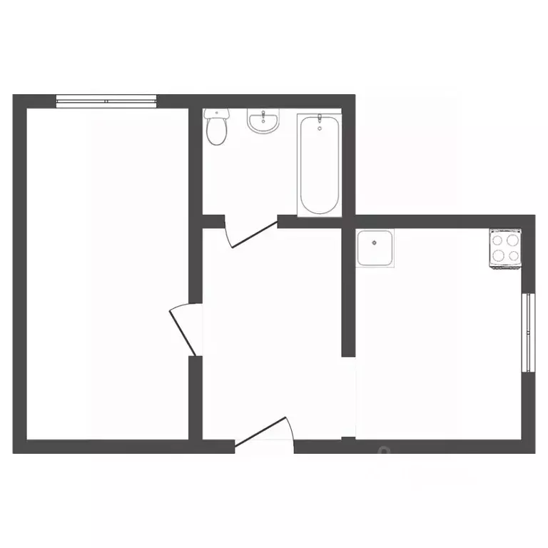 1-к кв. Ставропольский край, Ставрополь просп. Юности, 32 (40.0 м) - Фото 2