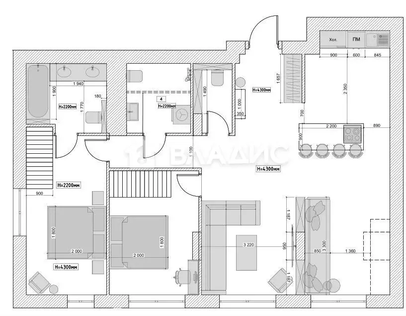 Квартира-студия: Люберцы, улица Кирова, 11 (95.7 м) - Фото 0