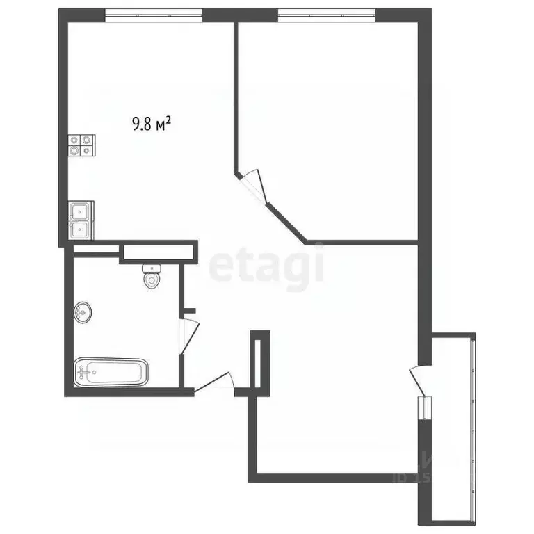 2-к кв. Санкт-Петербург Екатерининский просп., 2 (50.0 м) - Фото 1