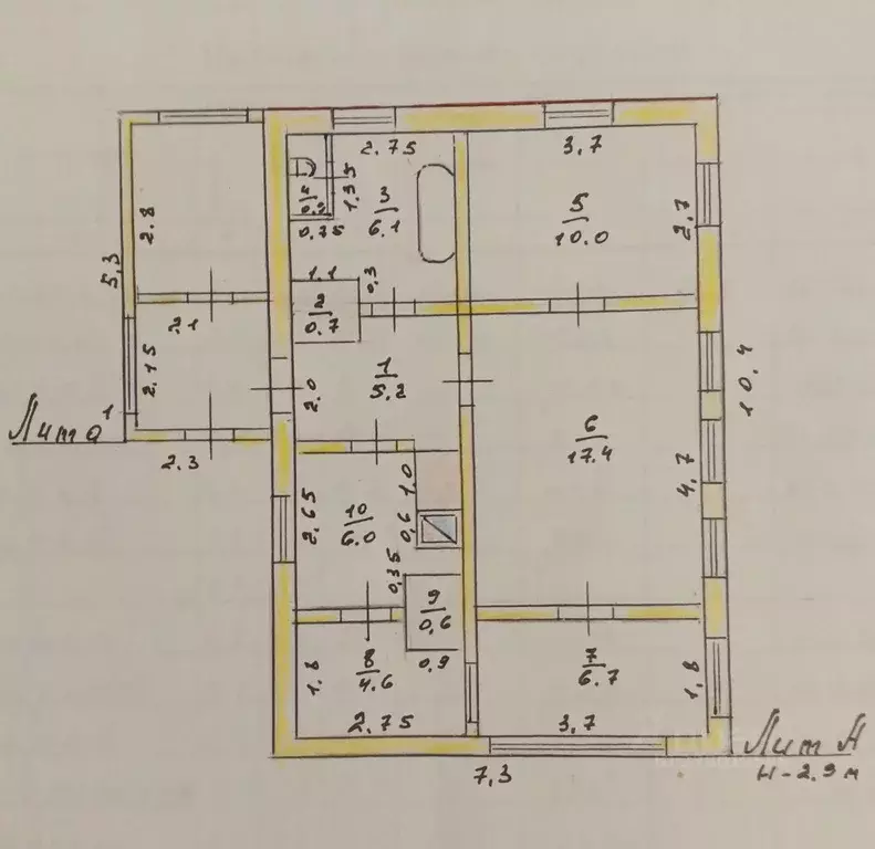 Дом в Воронежская область, с. Терновка ул. Пионерская, 26 (58 м) - Фото 2