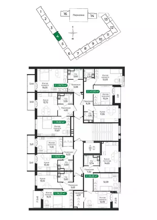 1-к кв. Ленинградская область, Сертолово Всеволожский район, Сертолово ... - Фото 2