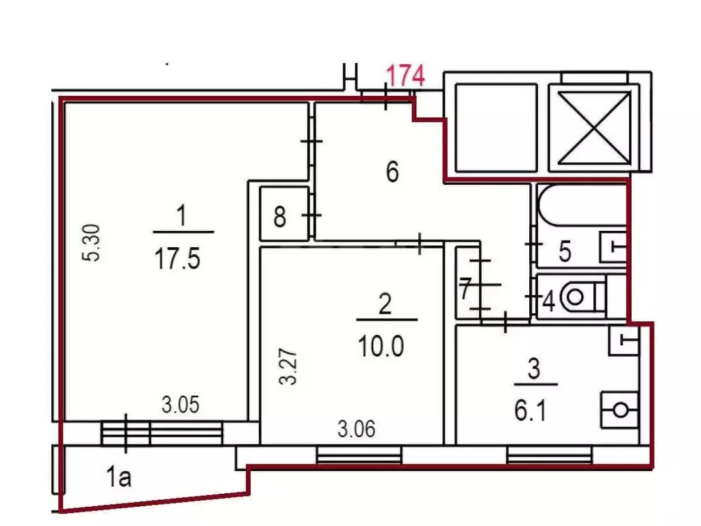 2-комнатная квартира: Москва, Феодосийская улица, 9 (44.7 м) - Фото 0