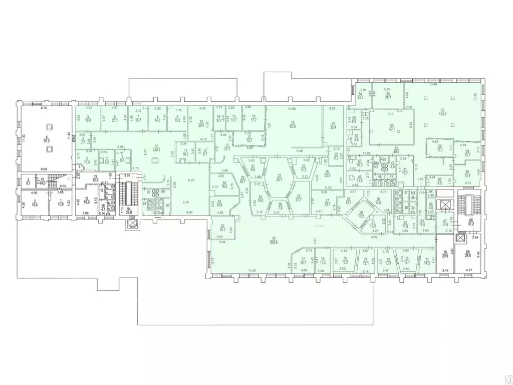 Офис в Москва 2-я Хуторская ул., 38АС9 (1605 м) - Фото 1