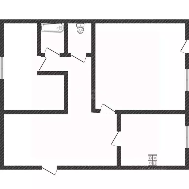 2-к кв. Смоленская область, Рославль 15-й мкр, 24 (49.7 м) - Фото 2