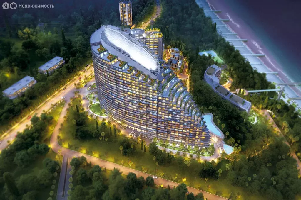 2-комнатная квартира: Сочи, Курортный проспект, 105А (107 м) - Фото 1
