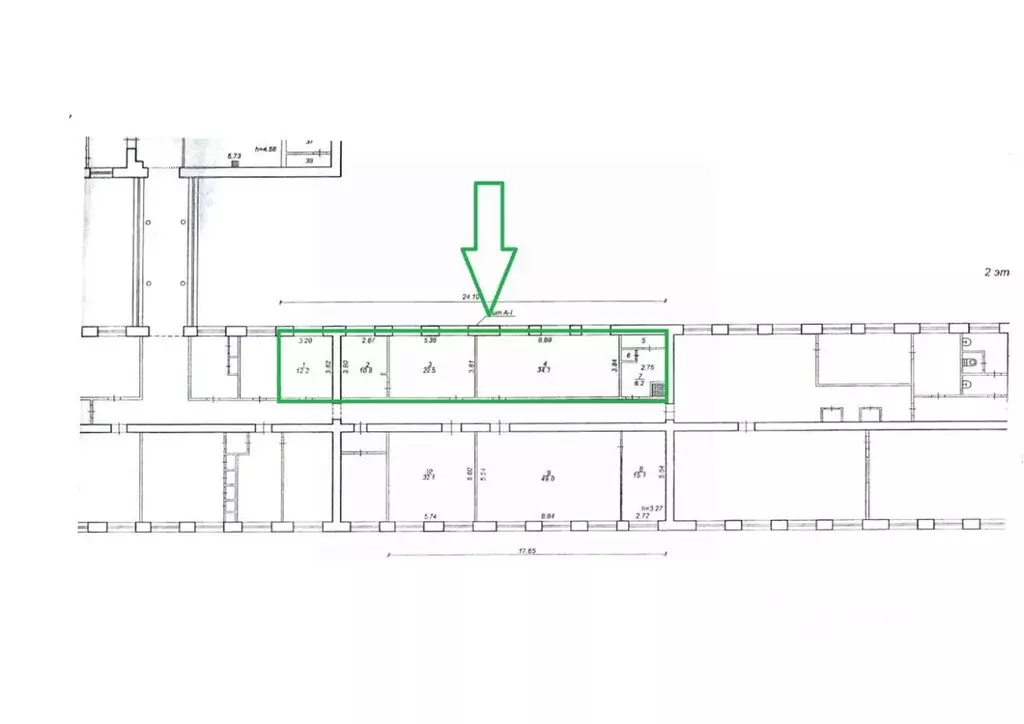 Офис в Коми, Инта ул. Горького, 23 (87 м) - Фото 2