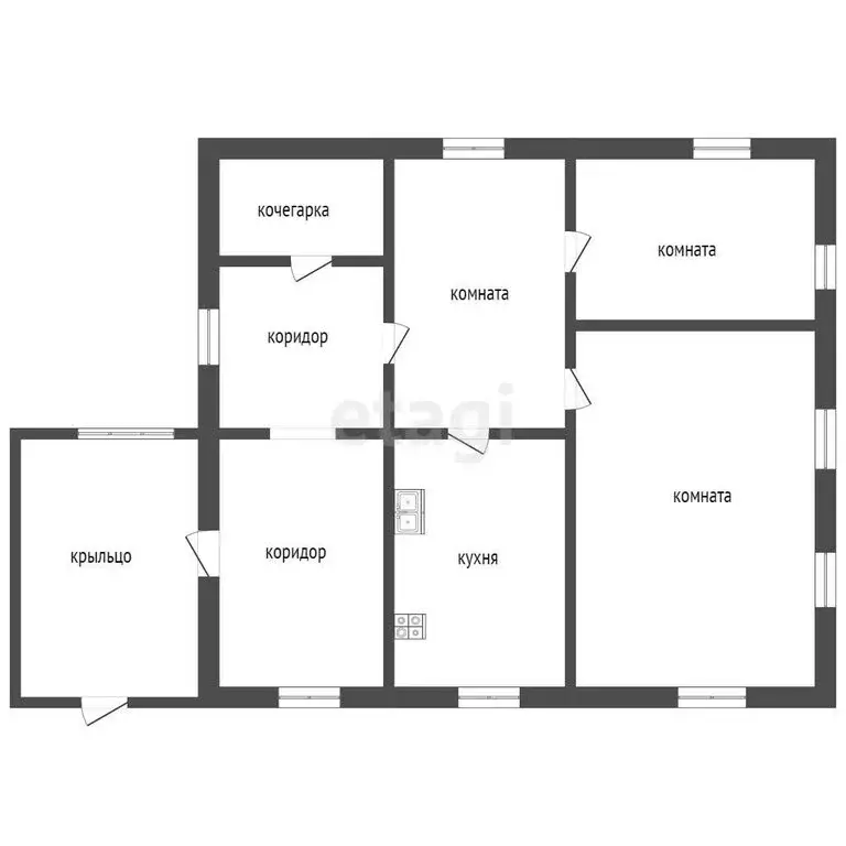 Дом в село Исетское, улица Дружбы (44 м) - Фото 1