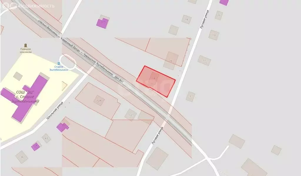 Дом в село Старое Эштебенькино, Луговая улица (78 м) - Фото 1