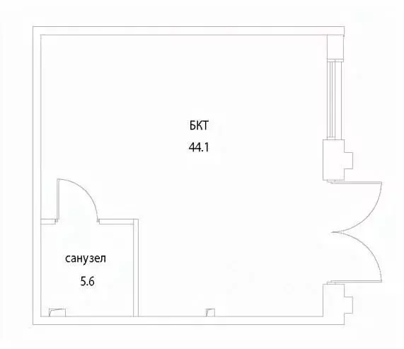 Помещение свободного назначения в Москва ул. Нижние Мневники, 12 (50 ... - Фото 2