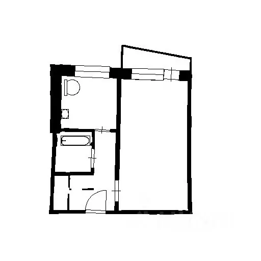 1-к кв. Башкортостан, Уфа ул. Джалиля Киекбаева (32.0 м) - Фото 1