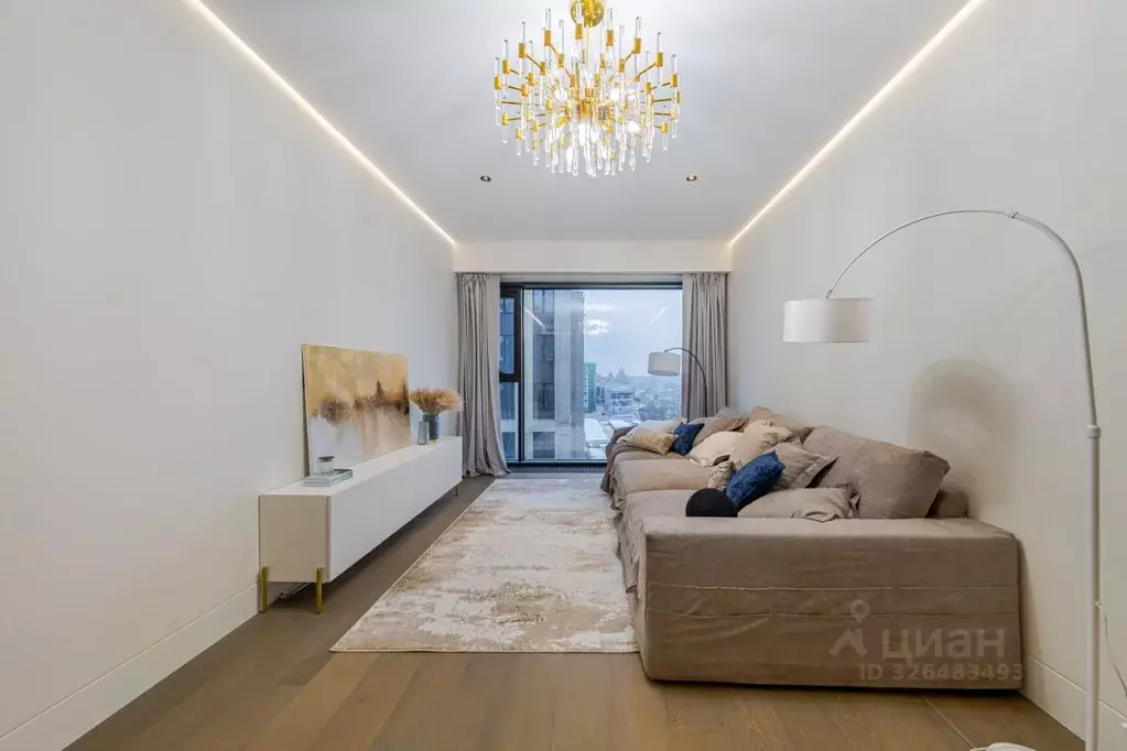 3-к кв. Москва Поклонная ул., 9 (84.7 м) - Фото 2