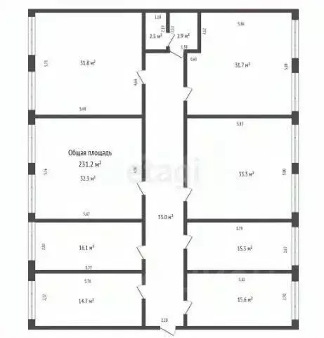 Офис в Кемеровская область, Кемерово просп. Шахтеров, 14 (231 м) - Фото 1