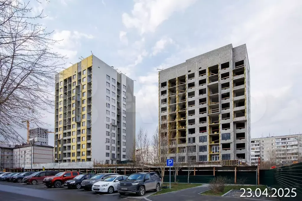 3-к. квартира, 78,4 м, 8/14 эт. - Фото 1